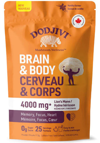 Dodjivi - Cerveau & corps - 4000mg hydne herisson + ginkgo - 113g