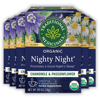 Traditional medicinals - Tisane bio 'nighty night' avec passiflore -16s