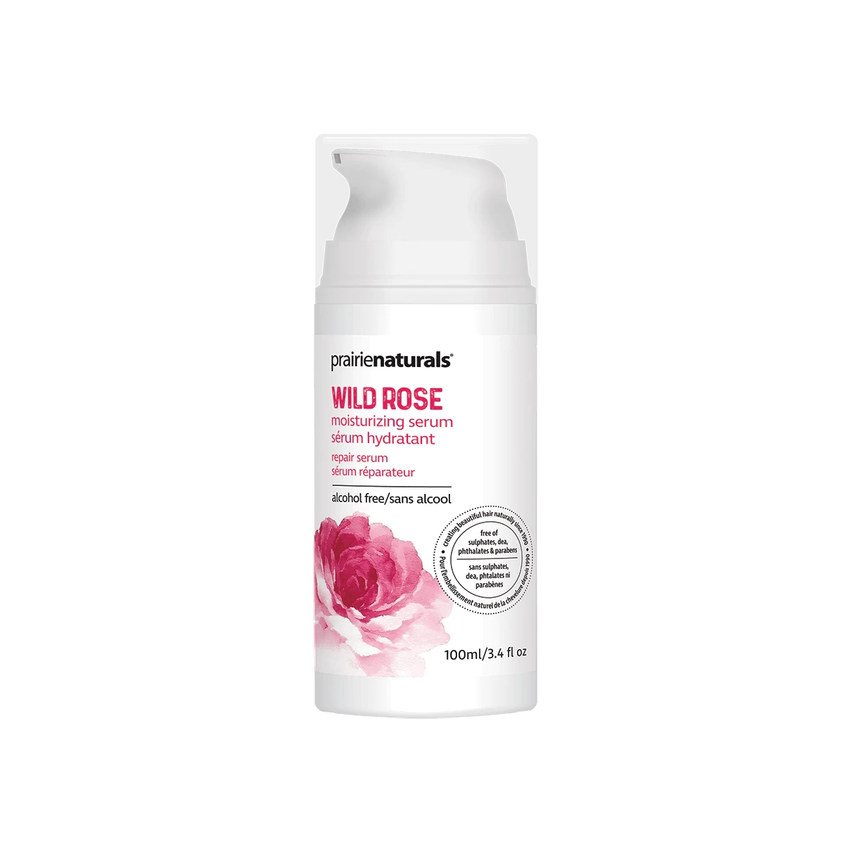 Prairie naturals - serum 
hydratant à la rose sauvage 100 ml