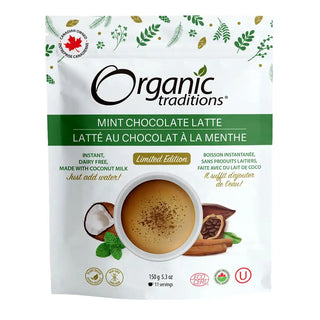 Organic traditions - Latté de chocolat à la menthe - 150g