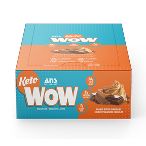 Ans performance - barre ketowow beurre d'arachide chocolat 12 x 40 g