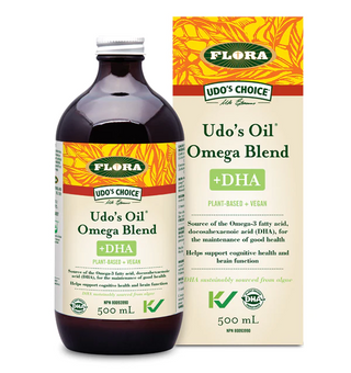 Flora - huile d’udo™ mélange d’oméga 3+6+9+dha | liquide