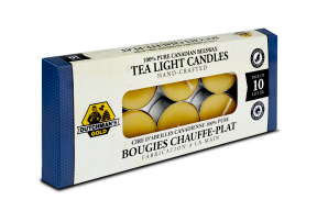 Dutchman's gold - bougies en cire d'abeille, bougies chauffe-plat 10  pièce.
