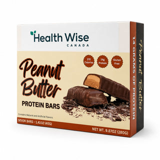 Health wise - Barre tendre beurre d'arachide 7 barres
