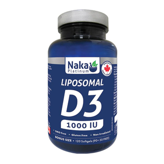 Naka - Platinum liposomal d3 (1000ui) - 120 sgels