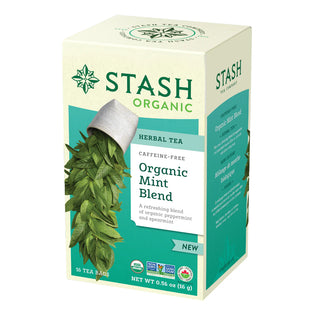 Stash - Tisane mélange de menthe bio - 16 sachets