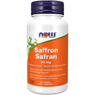 Now - Safran herbe entière 
50mg 10% - 60 vcaps