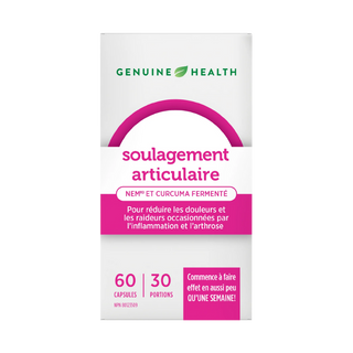 Genuine health - soulagement articulaire 60 + 60 capsules