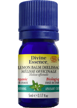 Divine essence - mélisse officinale 100% bio.