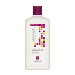 Andalou naturals - conditionneur 1000 roses complexe soin de la couleur 340 ml.