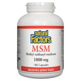 Natural factors - msm - méthyl-sulfonyl-méthane 1000 mg