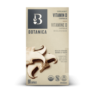 Botanica - vitamine d biologique 90 capsules.