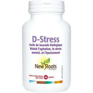 New roots - d-stress huile de lavande bio - 60 gél..