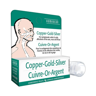 Homeocan - Cuivre-Or-Argent, granules homeo - 4g