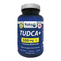 Naka - Platinum tudca + 500mg + bitartrate de choline - 60 vcaps