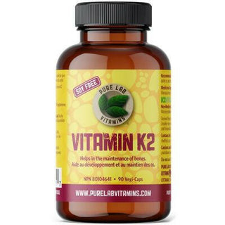 Pure lab - vit k2-mk7 120mcg - 90 vcaps.