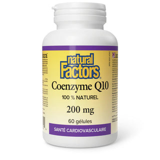 Natural factors - Coenzyme q10 200mg - 60 gél.