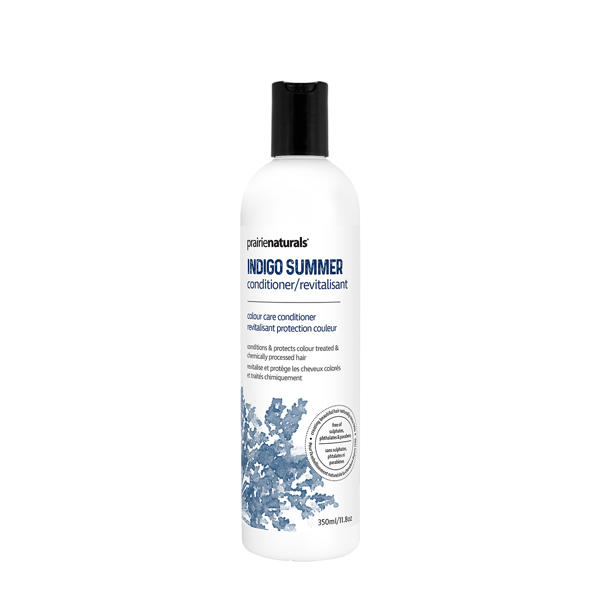 Prairie naturals - après shampoo indigo été revitalisant, protection  couleur - 350 ml