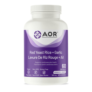 Aor - Levure de riz rouge + ail - 60 caps