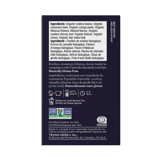 Four o'clock - Thé rooibos orange épicée bio équitable - 16 sachets