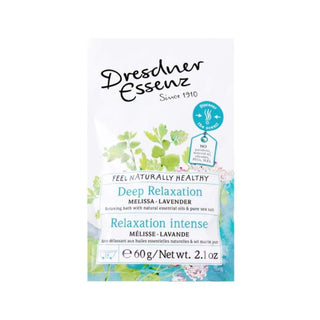 Dresdner essenz - Sels de bain relaxation profonde : melisse et valeriane - 60g