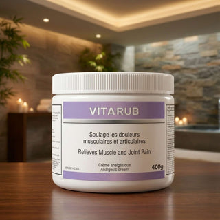 Vita·rub – crème analgésique professionnelle – soulagement musculaire & articulaire (400 g)