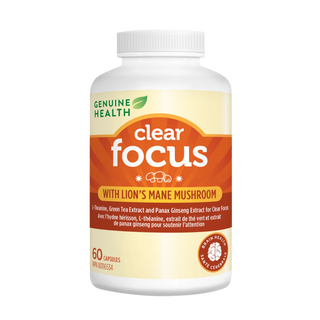 Genuine health - clear focus- concentration 60 vcaps