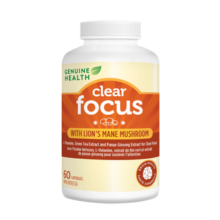 Genuine health - clear focus- concentration 60 vcaps.