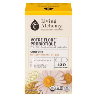 Living alchemy - Votre flore probiotique confort - 60 vcaps