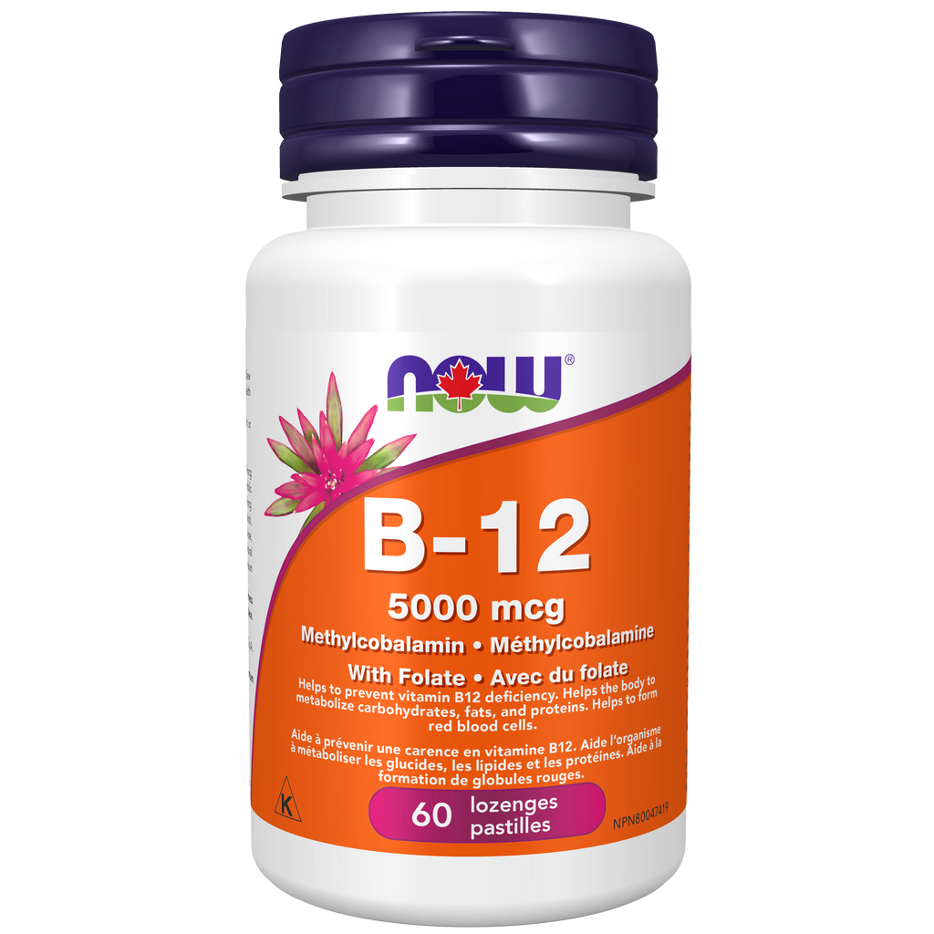 Vitamine B12 Méthylcobalamine à Dissolution Rapide 5000mcg - Complément énergie Et Métabolisme