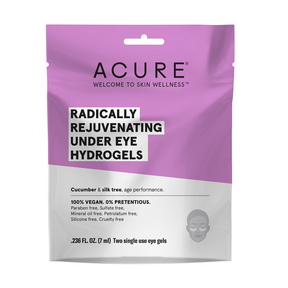 Acure - masque hydrogel sous les yeux rajeunissant radicalement  12 x 1ea.