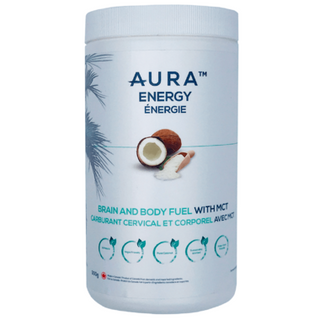 Aura - carburant énergétique pour le cerveau et le corps avec mct 300 g