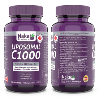 Naka - platinum c1000 liposomal  - 90 gels
