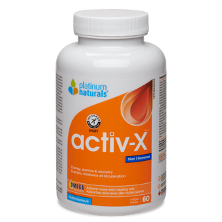 Platinum naturals - activ-x  pour hommes actifs.