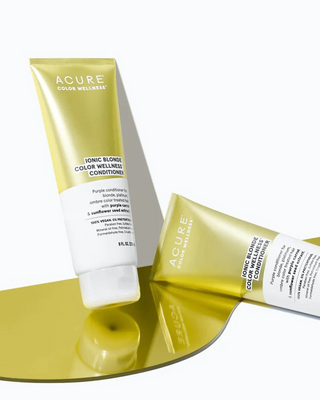 Acure - après-shampooing bien-être couleur blonde ionique 237 ml.