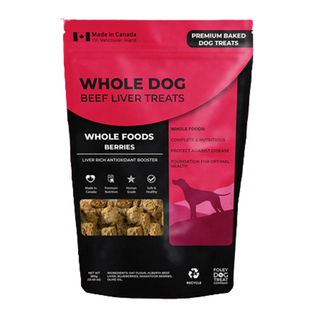 Foley dog treat co - Whole dog foie avec bleuets et amelanches - 380g