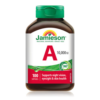 Jamieson - Vitamine a (10,000 ui) - 100 gél.