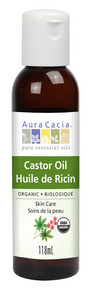 Aura cacia - huile de ricin bio 118 ml