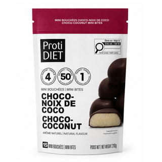 Proti diet - Mini bouchées choco - Noix de coco - 210 g