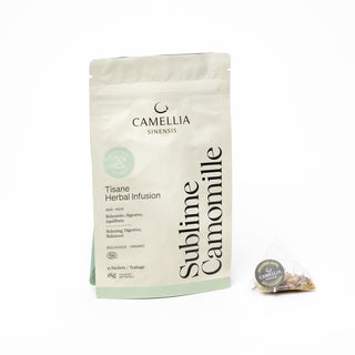 Camellia sinensis - Sublime camomille bio, tisane - Sac (15 sachets)