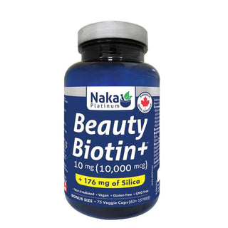 Naka - platinum beauté biotin + silice - 75 vcaps