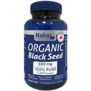 Naka - Platinum graines de cumin noir bio 500mg - 150 gél.