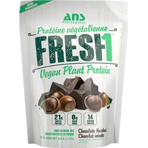 Ans performance - fresh1 protéine végétalienne  chocolat noisette 420 g