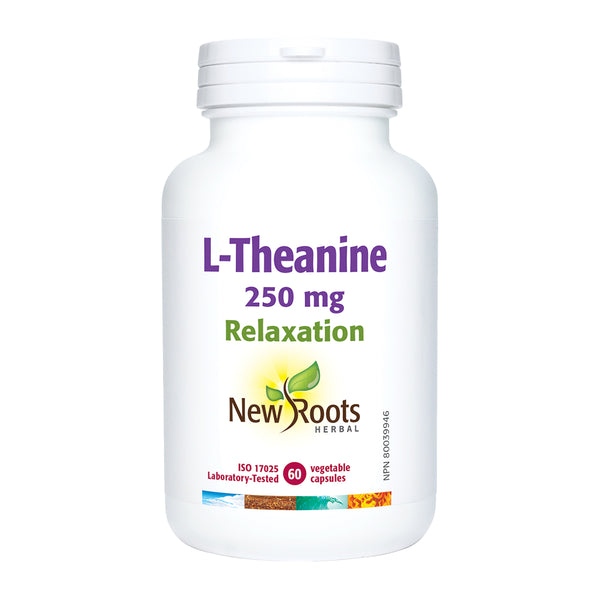 New roots herbal L-Théanine, 250mg - 60 vcaps