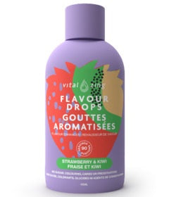 Vital zing - Gouttes aromatisées (fraise et kiwi ) - 45 ml