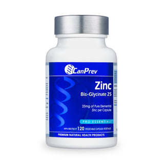 Canprev - bis-glycinate de zinc 25, 120 vcap