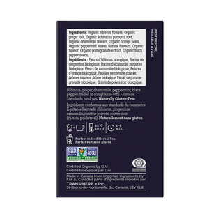 Four o'clock - tisane pomme- grenade echinacee bio équitable - 16 sachets