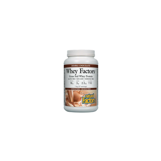 Natural factors - Whey factors protéine de petit-Lait double chocolat - 1 kg
