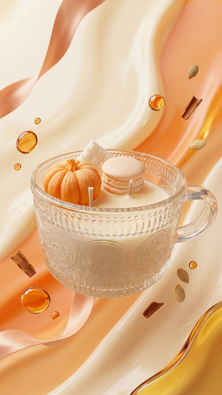 Lapō - Bougie citrouille chai