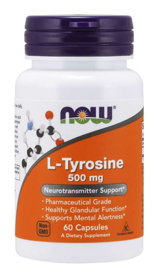 Now - l-tyrosine 500 mg forme libre